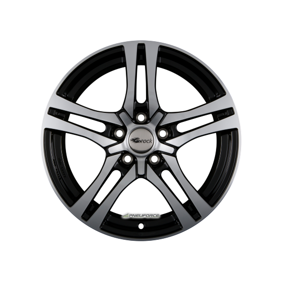 RC DESIGN - RC25 SCHWARZ GLANZ VOLL-POLIERT (SGVP) 7,5X17 LK:5/120 ET:53 ML:65,1